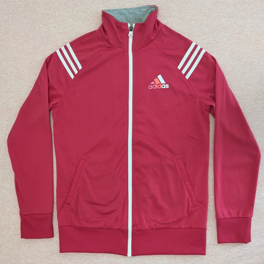 Adidas Climalite Pink Track Jacket